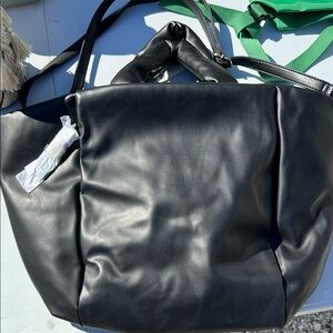 NWT! Anthro Tote Bag with zipper